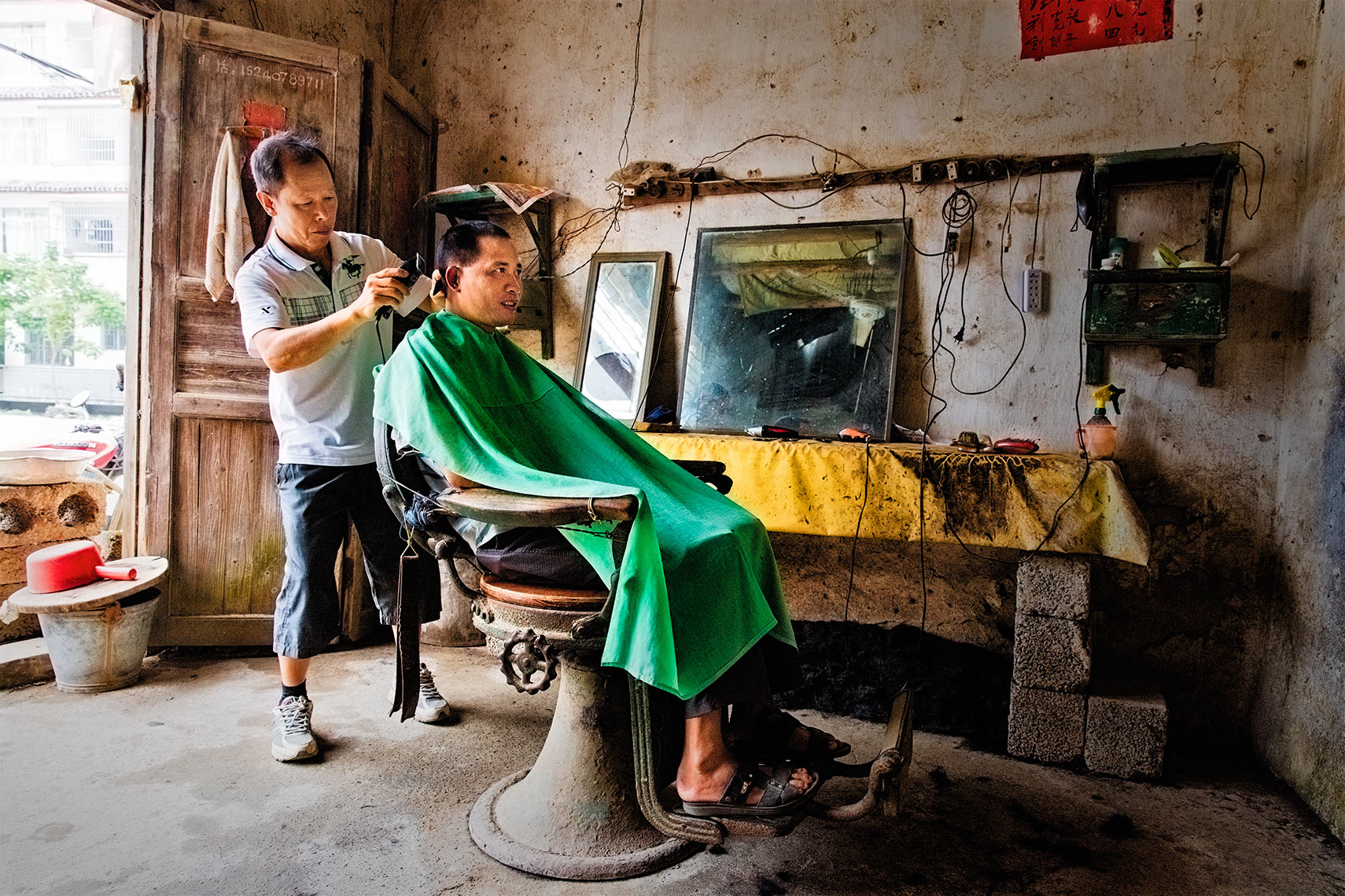 china barber