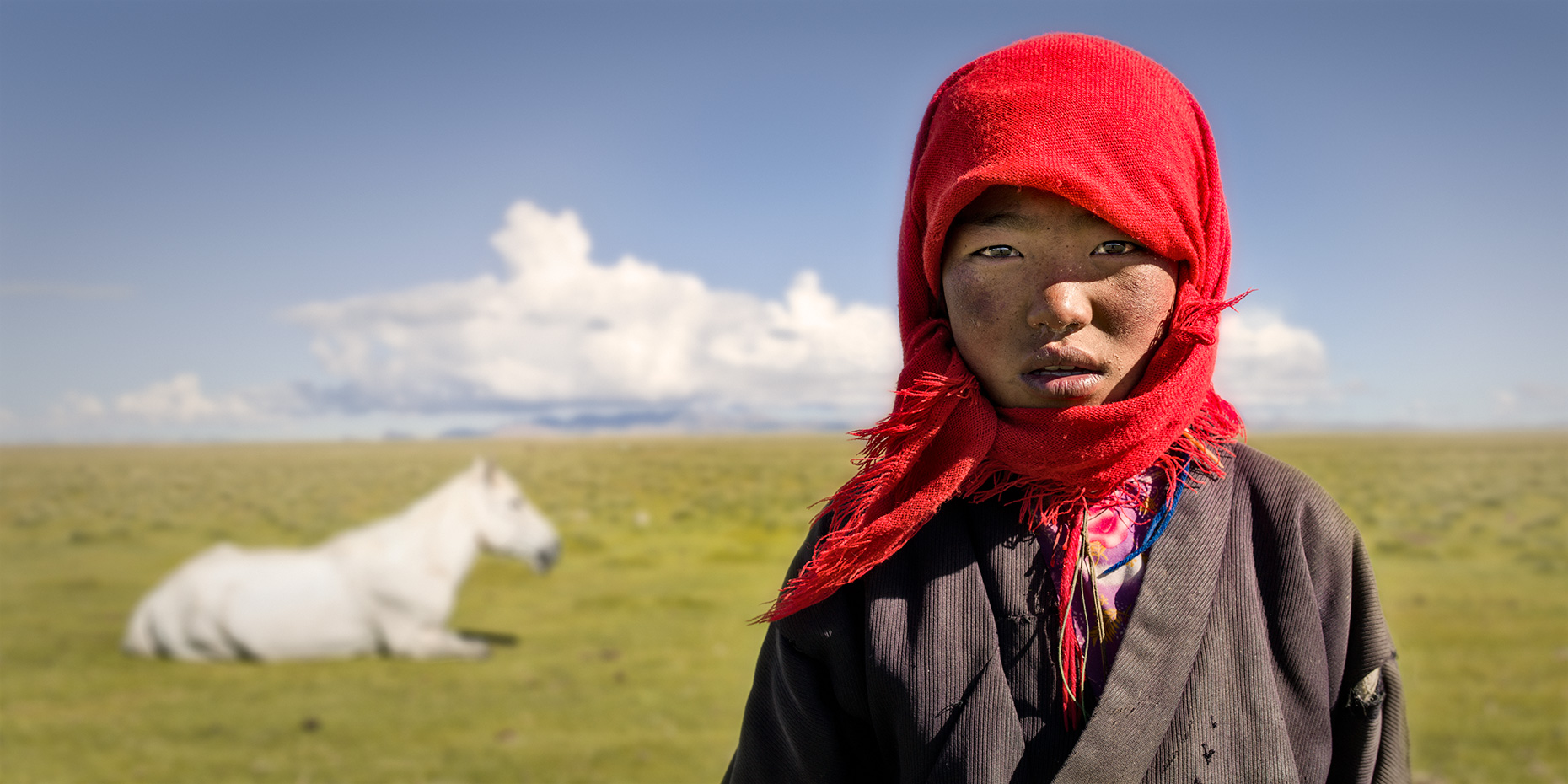 tibet nomad girl
